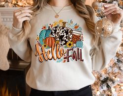 Hello Fall Shirt, Pumpkin Patch Shirt, Funny Thanksgiving Shirt, Thanksgiving Fall Shirt, Autumn Shirt, Turkey Shirt, Th