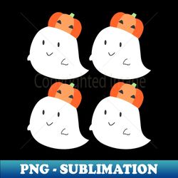 ghost in a pumpkin hat - creative sublimation png download - instantly transform your sublimation projects