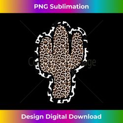 cute Western cow print cactus graphic Leopard Cheetha - Bohemian Sublimation Digital Download - Immerse in Creativity with Every Design