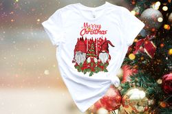 Merry Christmas Gnomes Sweatshirt, Christmas Coffee Shirts, Gnome Shirt for Women, Christmas Holiday Gifts, Christmas Fa