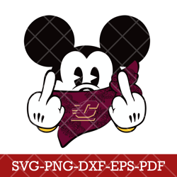 Central Michigan Chippewas_mickey NCAA 1,NCAA SVG,DXF,EPS,PNG,for cricut,Digital Download