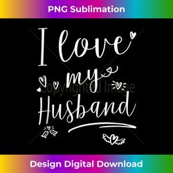i love my husband couples tank top - contemporary png sublimation design - animate your creative concepts