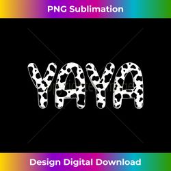 Cow Yaya Birthday Family Matching Mothers Day Boy Girl Farm - Contemporary PNG Sublimation Design - Tailor-Made for Sublimation Craftsmanship