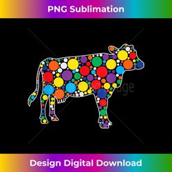 September 15th Polka Dot Dairy Cow International Dot Day - Chic Sublimation Digital Download - Infuse Everyday with a Celebratory Spirit