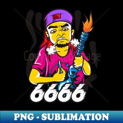 sisha6666 - Special Edition Sublimation PNG File - Unleash Your Inner Rebellion