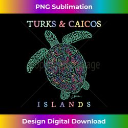 JCombs Turks & Caicos Islands Sea Turtle - Artisanal Sublimation PNG File - Customize with Flair