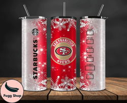 San Francisco 49ers Christmas Tumbler Png, NFL Merry Christmas Png, NFL, NFL Football Png 61
