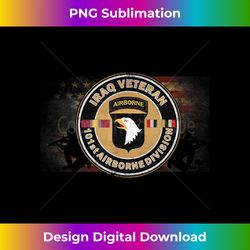 101st Airborne Division Iraqi US Flag Tshirt, Veterans Day - Edgy Sublimation Digital File - Tailor-Made for Sublimation Craftsmanship
