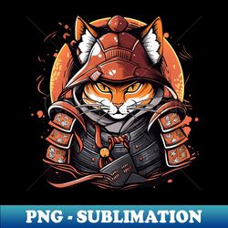 samurai cat - Creative Sublimation PNG Download - Unleash Your Inner Rebellion