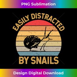 Easily Distracted By Snails Long Sleeve - Sublimation-Optimized PNG File - Reimagine Your Sublimation Pieces