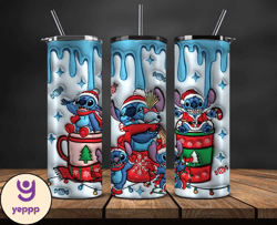 Christmas 20oz Tumbler Wrap PNG, Christmas 3D Inflated Puffy Tumbler Wrap Png, Grinchmas 20oz Png 106