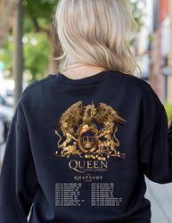 queen adam lambert the rhapsody tour 2023 sweatshirt, queen rock band tour 2023, queen band sweatshirt, adam lambert tou