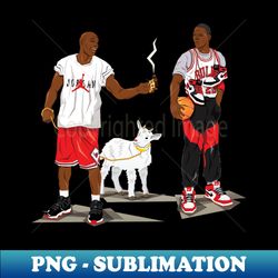 BASKETBALLART -  GOAT THE DAY - PNG Transparent Sublimation File - Perfect for Creative Projects