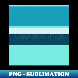 a unique pattern of ice sky blue crayola water blue and midnight green eagle green stripes - sociable stripes - signature sublimation png file - add a festive touch to every day