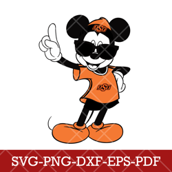 Oklahoma State Cowboys_mickey NCAA 2,NCAA SVG,DXF,EPS,PNG,for cricut,Digital Download