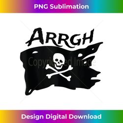 ARGH Pirate Skull and Crossbones Jolly Roger ARGH Pirate Tank Top - Artisanal Sublimation PNG File - Spark Your Artistic Genius