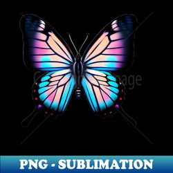 lovely colored wings butterfly - Instant Sublimation Digital Download - Defying the Norms