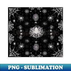 halloween spider webs pattern - Instant PNG Sublimation Download - Transform Your Sublimation Creations