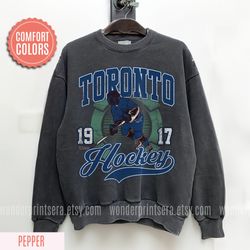 Toronto Hockey Vintage Style Comfort Colors Sweatshirt,Retro Toronto Ice Hockey Tee,Throwback Toronto Hockey T-Shirt,Ret