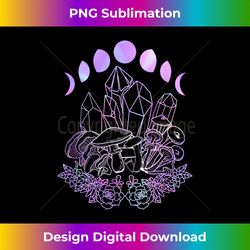 Moon Phases Crystals Mushrooms Succulents Witchy - Crafted Sublimation Digital Download - Channel Your Creative Rebel