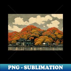 Autumn in Hiroshima - Digital Sublimation Download File - Boost Your Success with this Inspirational PNG Download