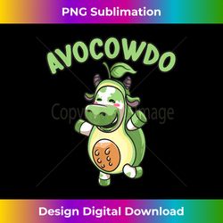 Avocowdo avocado cow lover gift - Eco-Friendly Sublimation PNG Download - Tailor-Made for Sublimation Craftsmanship
