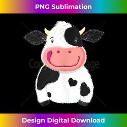 cute baby cow tank top - crafted sublimation digital download - access the spectrum of sublimation artistry