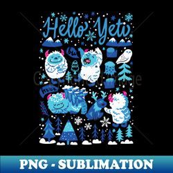 Bigfoot - Sublimation-Ready PNG File - Add a Festive Touch to Every Day
