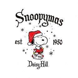 Santa Snoopymas Daisy Hill SVG