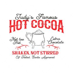 Hot Cocoa Shaken Not Stirred SVG