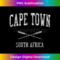 Cape Town South Africa Vintage Nautical Sports Design Tee - Contemporary PNG Sublimation Design - Spark Your Artistic Genius