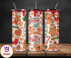 Grinchmas Christmas 3D Inflated Puffy Tumbler Wrap Png, Christmas 3D Tumbler Wrap, Grinchmas Tumbler PNG 14