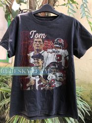 Tom Brady American Football T Shirt Rap 90s Casual Men Women T-Shirt