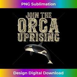 Join The Orca Uprising Tank Top - Edgy Sublimation Digital File - Tailor-Made for Sublimation Craftsmanship