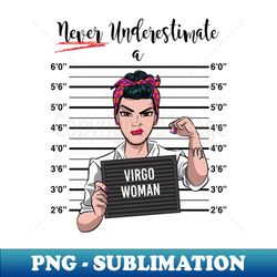 Virgo Woman - Exclusive PNG Sublimation Download - Bring Your Designs to Life