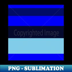 A remarkable package of Sky Blue Blue Dark Imperial Blue and Dark Navy stripes - Stylish Sublimation Digital Download - Fashionable and Fearless