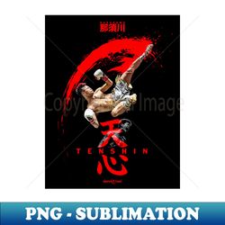 Tenshin Red ink artwork by shunsuke - PNG Transparent Sublimation File - Unlock Vibrant Sublimation Designs