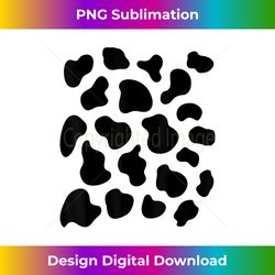 Cow Print Pattern Animal Halloween Costume - Sleek Sublimation PNG Download - Animate Your Creative Concepts