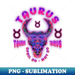 Taurus 7a Black - Sublimation-Ready PNG File - Instantly Transform Your Sublimation Projects