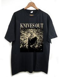knives out shirt, knives out t-shirt, knives out vintage, knives out unisex, knives out tees, vintage t-shirt, trendy t-