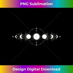 Moon Phases Sacred Geometry Esoteric - Bespoke Sublimation Digital File - Immerse in Creativity with Every Design