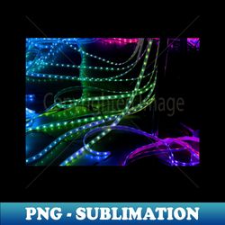 neon lights - Special Edition Sublimation PNG File - Vibrant and Eye-Catching Typography