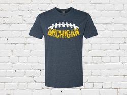 Michigan Football Laces Tshirt