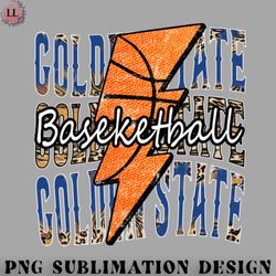 Basketball PNG Graphic Basketball Golden State Proud Name Vintage