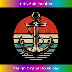 Retro Anchor Sailing - Minimalist Sublimation Digital File - Spark Your Artistic Genius
