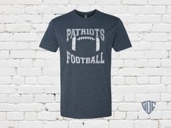 NE Patriots Mens Football Tshirt, Vintage Style Patriot Nation Retro Apparel, The NFL Patriots Merch, Christmas Clothing
