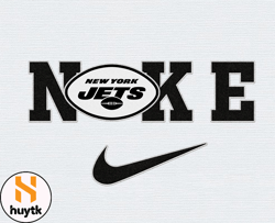 Nike New York Jets Embroidery Effect, Nike Svg, Football Team Svg, Nfl Logo, NfL,Nfl Design 62