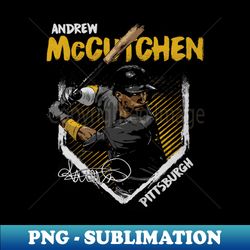 Andrew McCutchen Pittsburgh Base - Instant PNG Sublimation Download - Capture Imagination with Every Detail