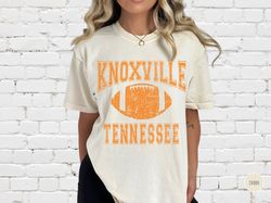 Women's Knoxville Tennessee Comfort Colors Football Tshirt 1