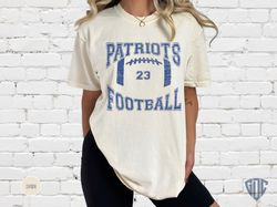 Womens Patriots Football Shirt, High School College Spirit Wear, Patriot Football Gift, Womans Patriot Apparel, Tee, Tsh